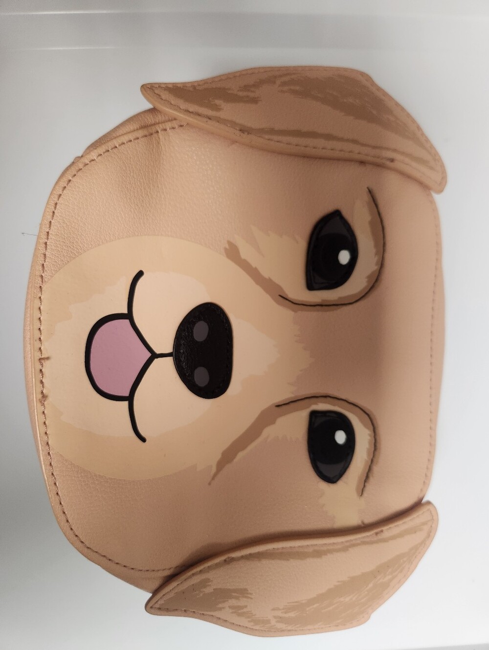 Vera Bradley Beige Dog Face Crossbody Pet Purse
